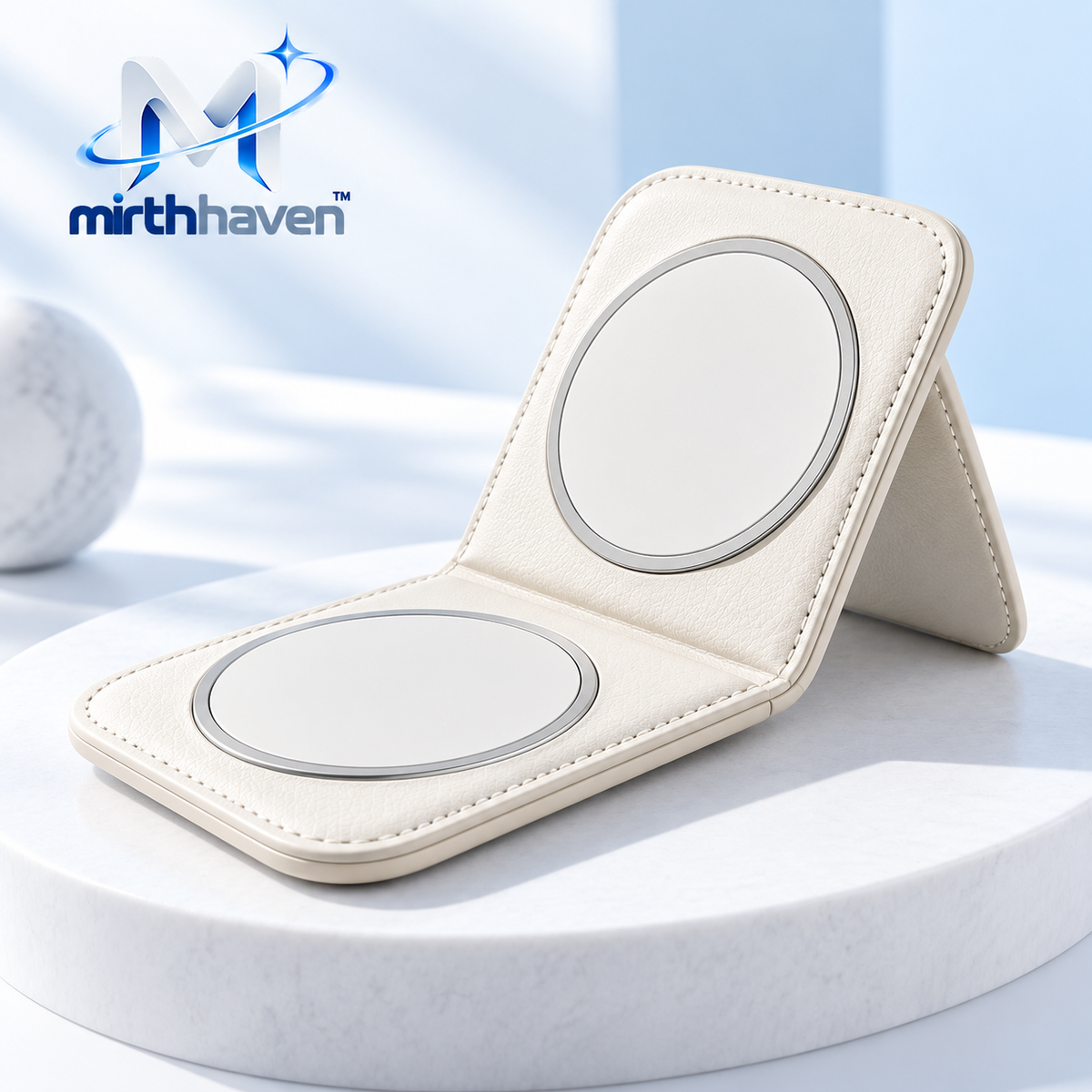 mirthhaven™ Foldable Dual Wireless Charger