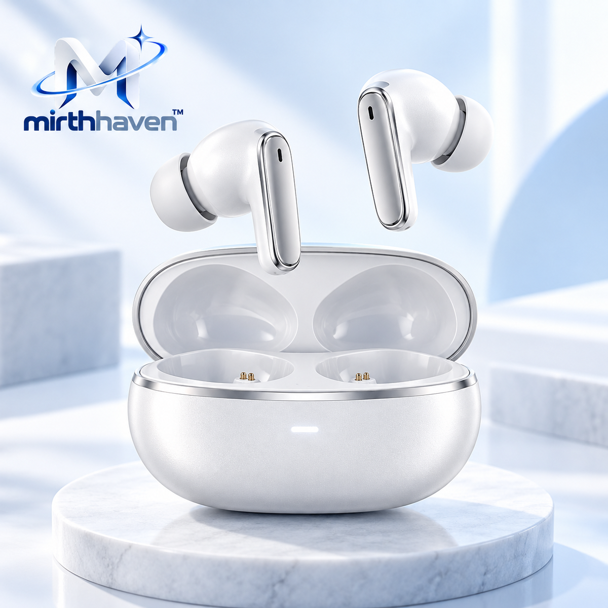 mirthhaven™ Wireless Earbuds with Charging Case