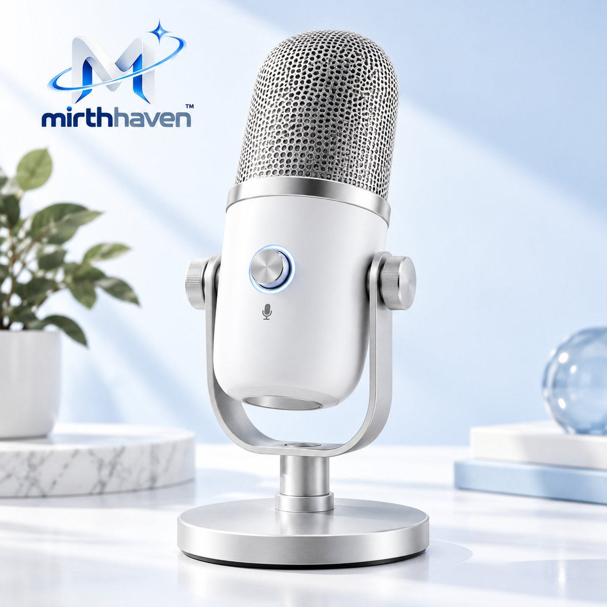 mirthhaven™ USB Desktop Microphone
