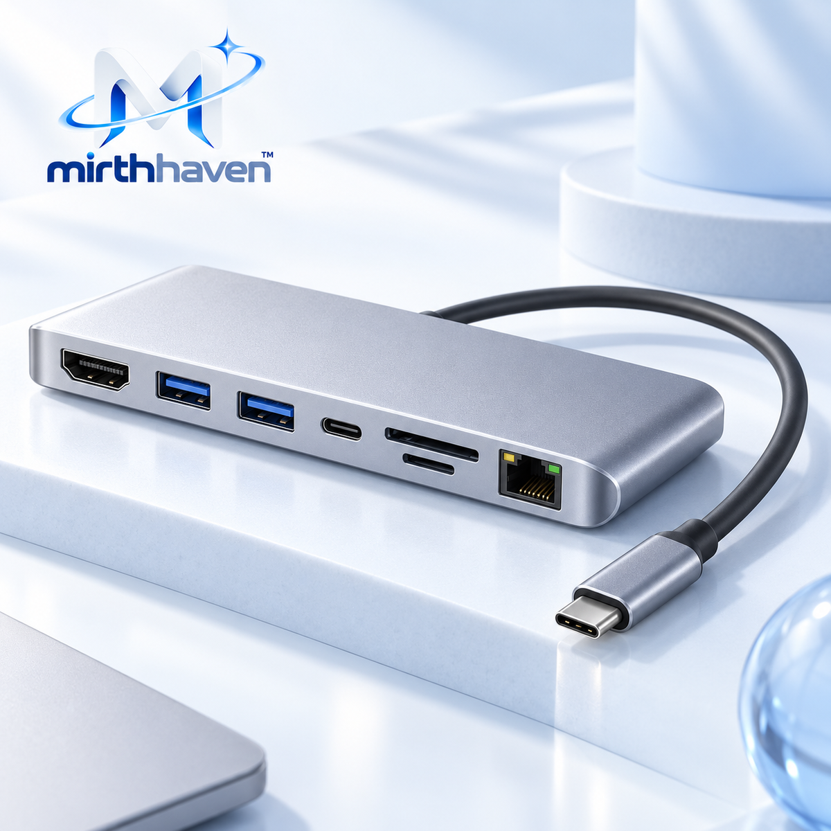 mirthhaven™ USB-C Multiport Hub