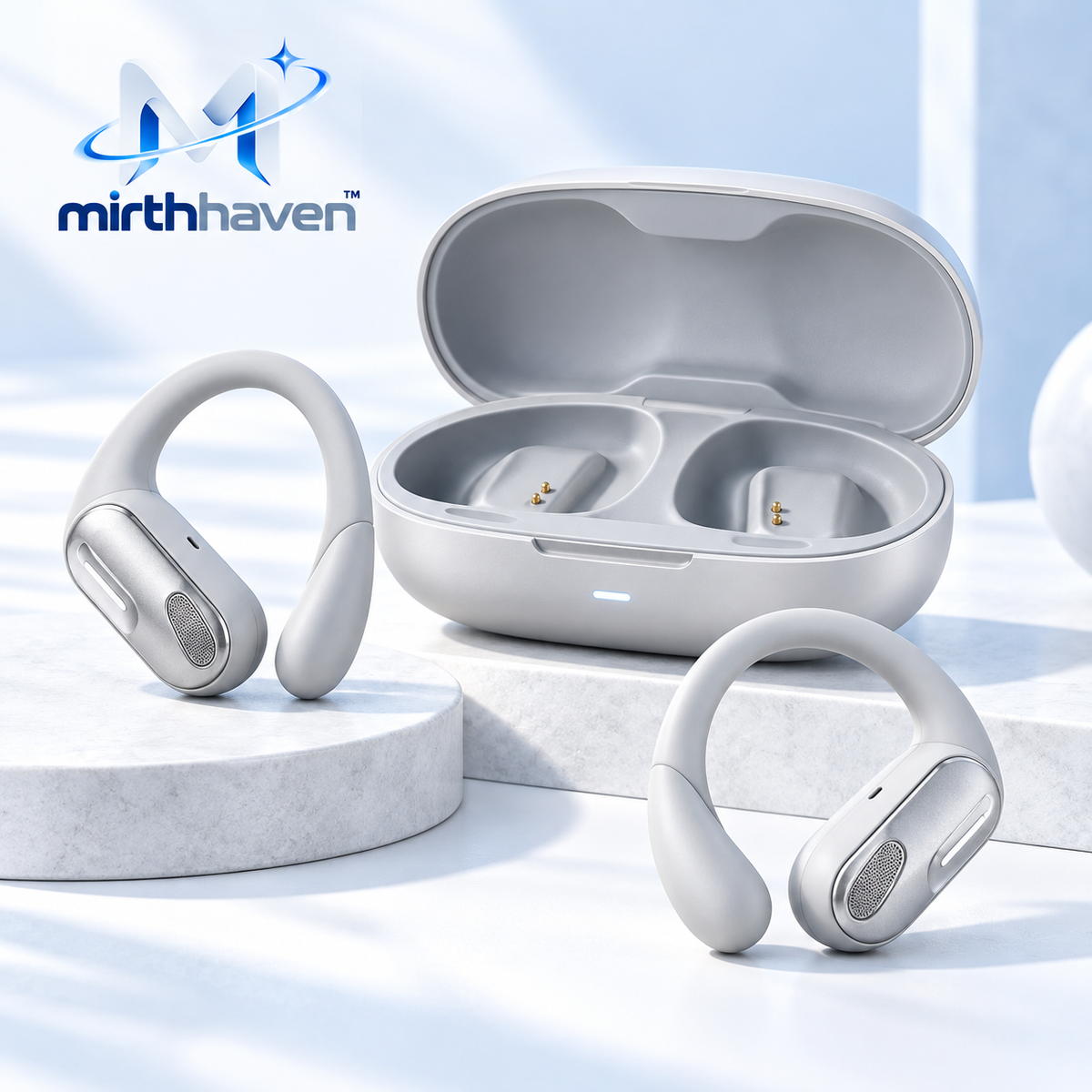mirthhaven™ Open-Ear Wireless Earbuds