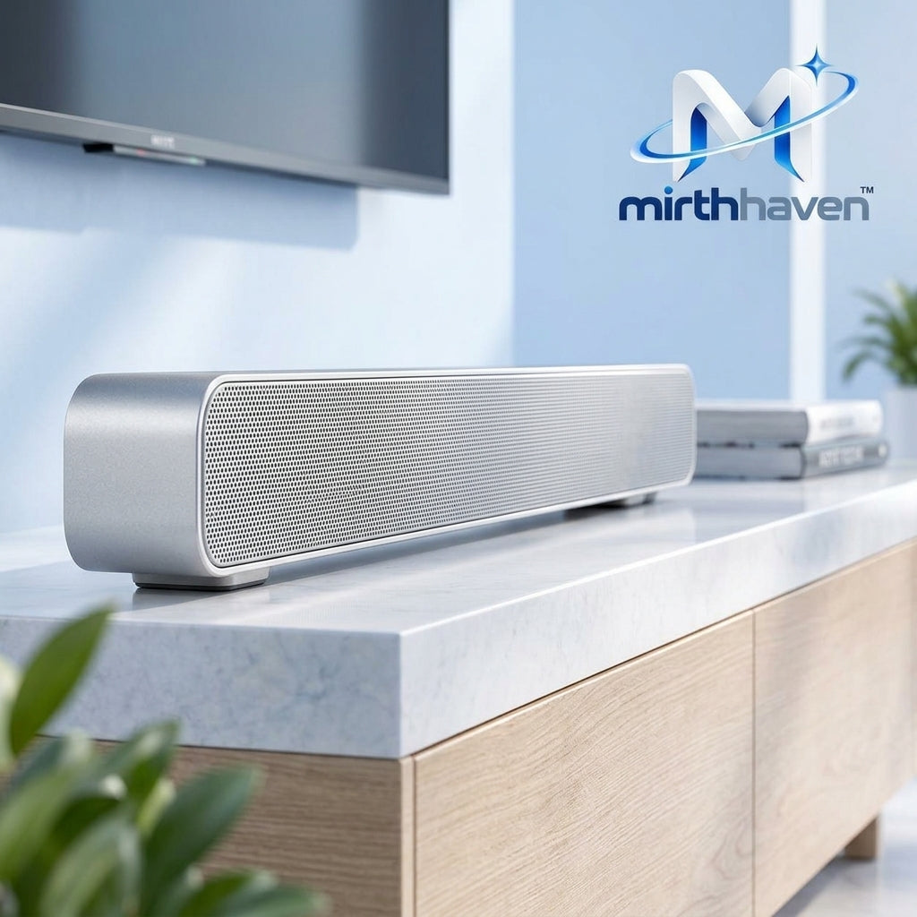 mirthhaven™ Slim Desktop Soundbar