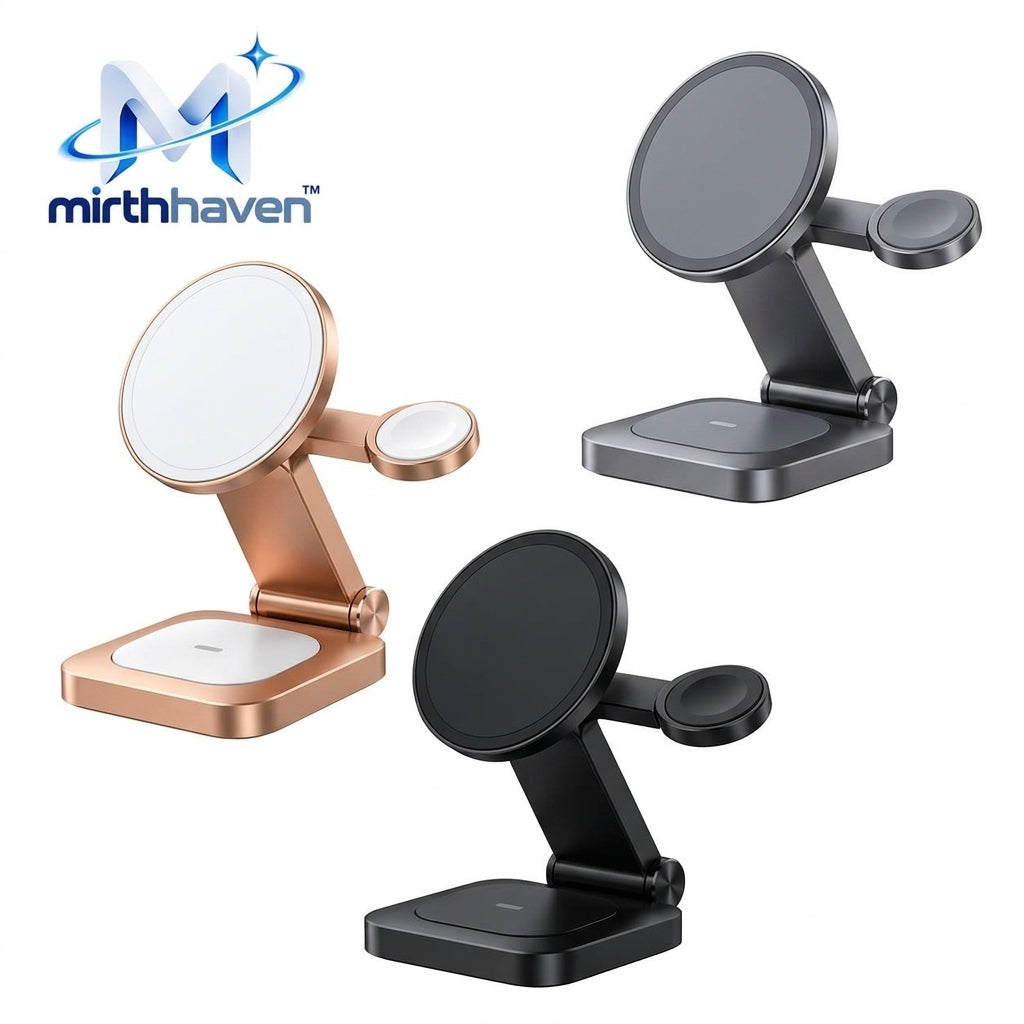 mirthhaven™ 3-in-1 Wireless Charging Stand