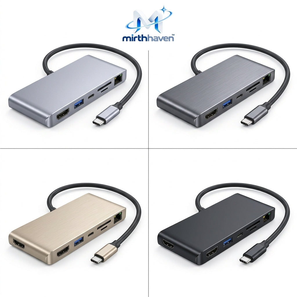 mirthhaven™ USB-C Multiport Hub