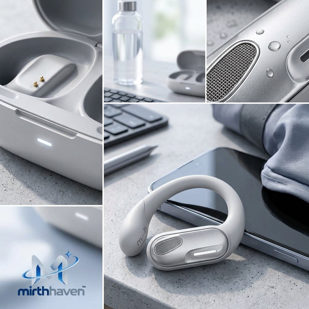 mirthhaven™ Open-Ear Wireless Earbuds