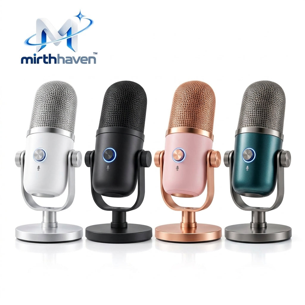mirthhaven™ USB Desktop Microphone
