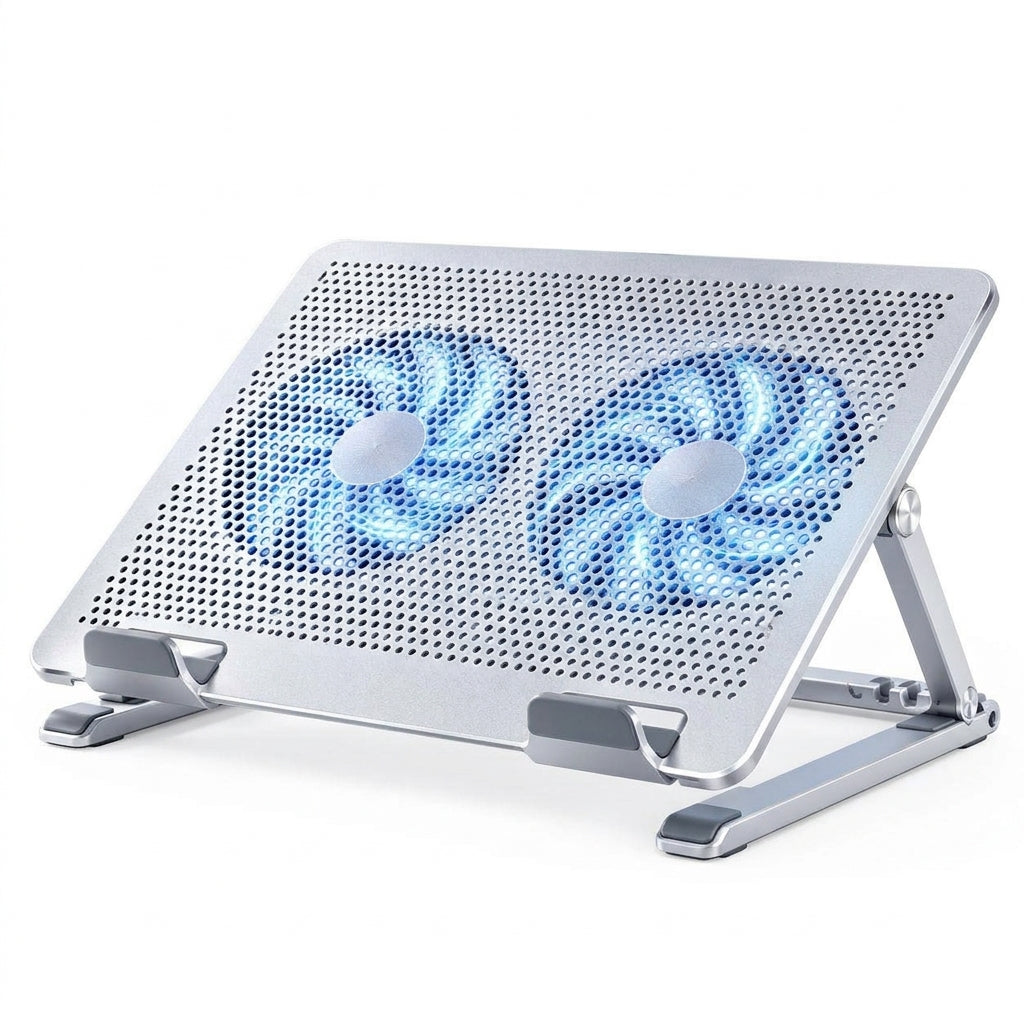 mirthhaven™ Dual-Fan Laptop Cooling Stand