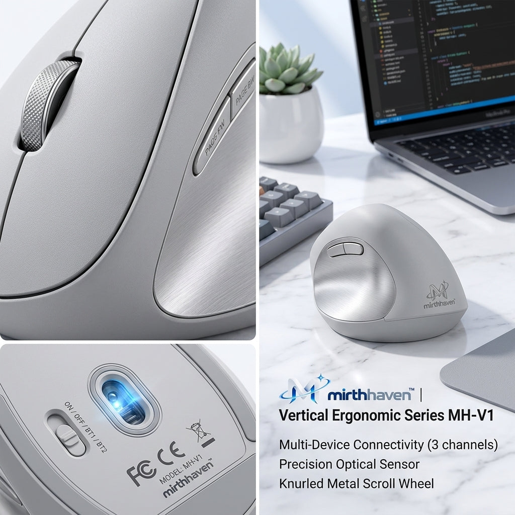 mirthhaven™ Vertical Wireless Mouse