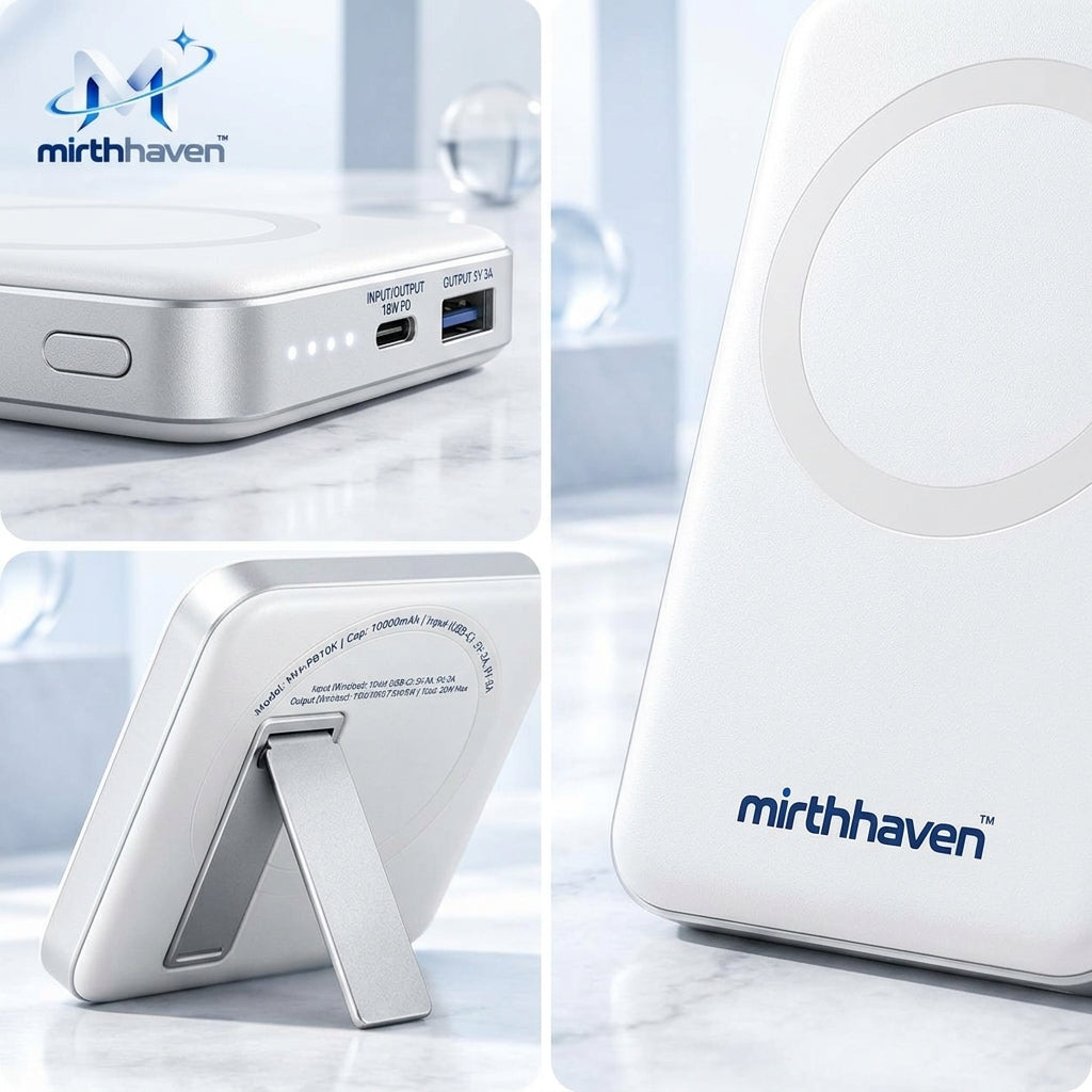 mirthhaven™ Magnetic Power Bank with Stand