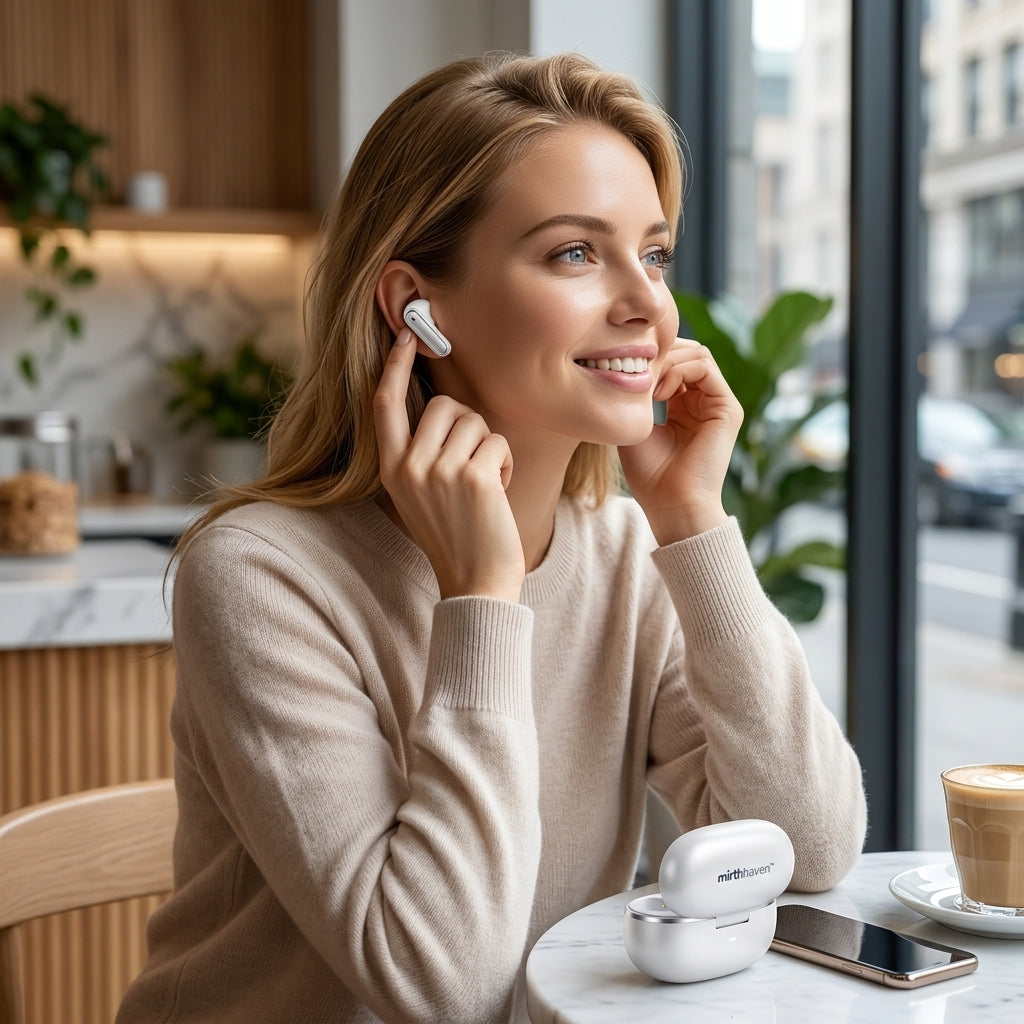 mirthhaven™ Wireless Earbuds with Charging Case
