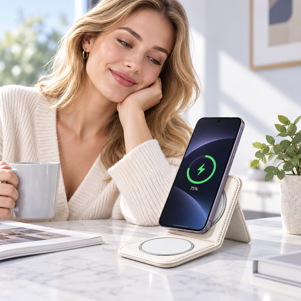 mirthhaven™ Foldable Dual Wireless Charger
