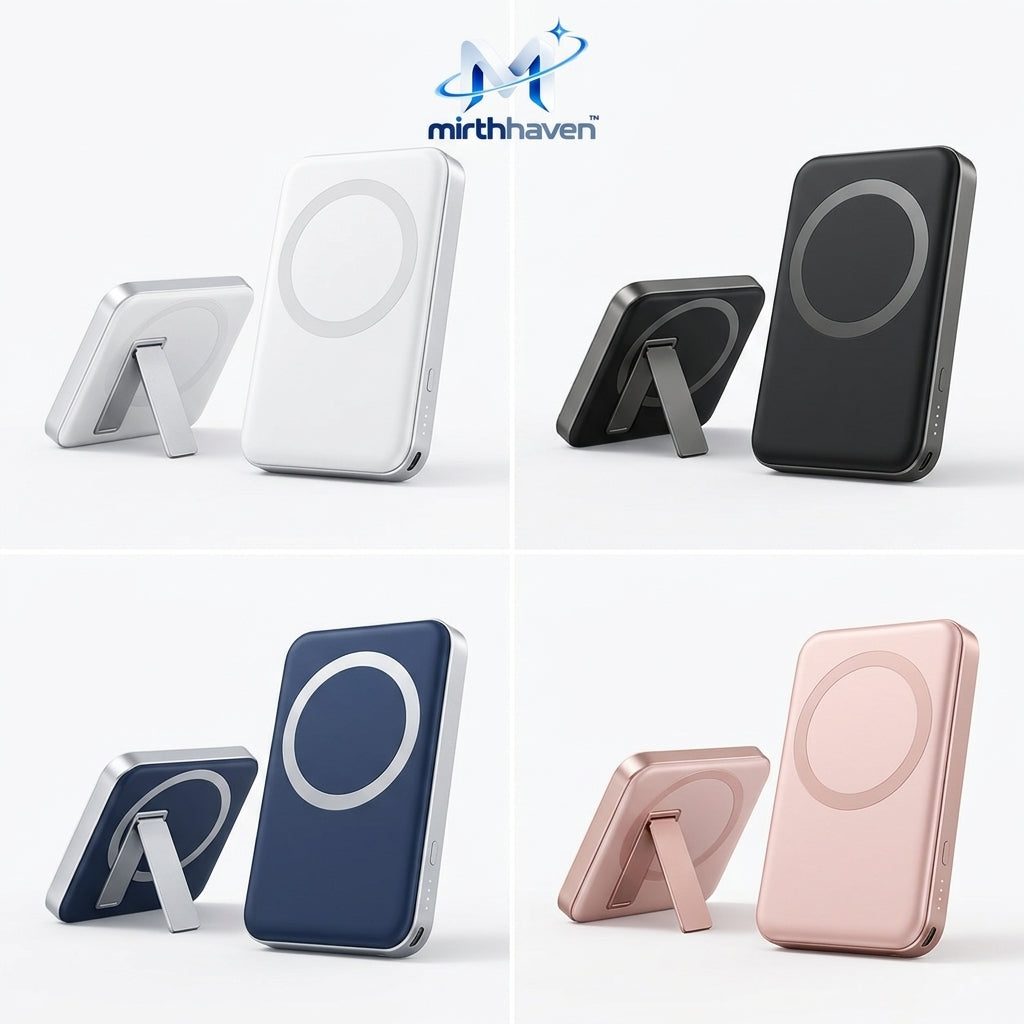 mirthhaven™ Magnetic Power Bank with Stand